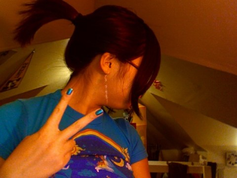 Barely enough for a ponytail.