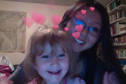 Me and C during happier days.